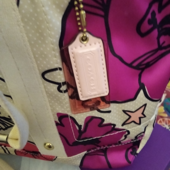 NET COACH KYRA SATCHEL/CROSSBODY WITH MATCHING SCARF - Picture 2 of 7